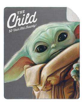 36900 Northwest 1dsw/36900/0004/sdc Star Wars The Mandalorian Blanket Child Fleece Lined Throw 50 Inch X 60