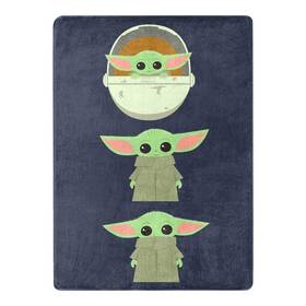 1dsw074000005ret Northwest Star Wars The Mandalorian Expressions Silk Touch Throw Blanket