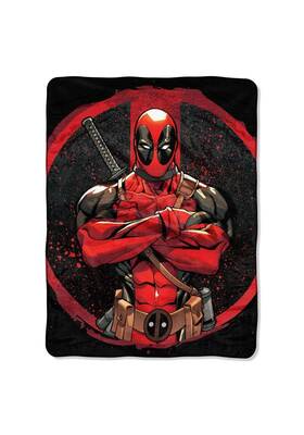 1mar659000009amz Northwest Marvel Tough Guy 46 Inch X 60 Deadpool Micro Raschel Throw Blanket
