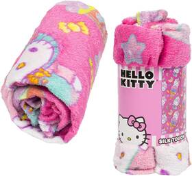 91907 Northwest Hello Kitty Silk Throw Blanket 40 Inch X 50 - Ice Cream Single Pink 9