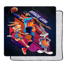 B09dtn8829 Northwest Space Jam Silk Touch Sherpa Throw Blanket 60 X 80 Jumpshot