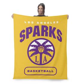 Northwest B0f8rb45qj Los Angeles Sparks Wnba High Block Silk Touch Throw Blanket 50 X 60