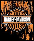 Northwest Company Harley Davidson Rage Fleece Blanket Official Motorcycle 50 X 60 Warm Cover Gift 087918634770