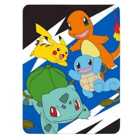 Northwest Group 190604301495 Pokemon Kanto Starters Dynamic Fleece Throw Blanket - 45 Inch X 60