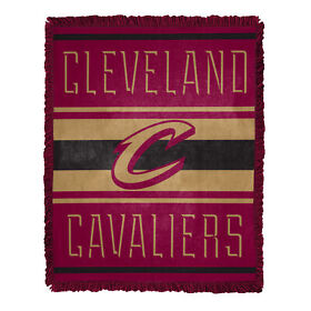 Northwest Nba Cleveland Cavaliers Nose Tackle Woven Jacquard Throw Blanket