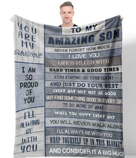 Nox001 Noxkioy Gifts For Son Blanket 60 Inch X 50 From Mom So