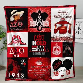Fabttac016-bt-240109ba Nttopship Sorority Gifts For Women Blanket 47 Inch X59 African American Th
