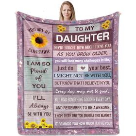 Blanket011 Nuritus Daughter Gifts From Mom Dad Gift For Daughters Blanket To My Girl