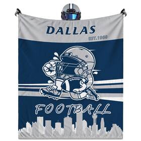 Nzufxew 705672467034 Dallas Blanket For Men Women Youth Fanscozy Lightweight Team Color Flannel Throw