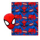 O4-rkia-7crd Marvel New Spiderman Fleece Throw Blanket And Plush 055213128591
