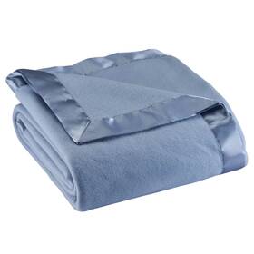 Oakridge 840853148036 Satin Fleece Blanket Full/queen Twin King Size 100% Polyester Lightweight Fabric