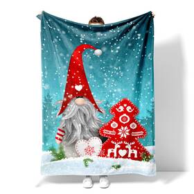 B0dg8mmzdm Oaspulse Christmas Gnomes Throw Blanket Soft Flannel For Couch