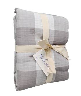 Oeko-tex 727196249159 Versatile Textured Breathable 100% Premium Cotton Gauze Throw Blanket