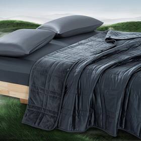 B0cm3dy2sd Omystyle King Size Weighted Blanket 45lb 88ftftx104ftft Dual-sided Cozy Warm Velvet And Cool