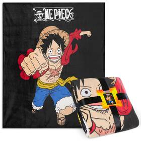 Op-2731fb One Piece Fleece Throw Blanket Soft Cozy Anime For Bed Or Couch Trave