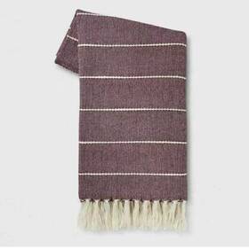 Opalhouse 490671019393 Woven Throw Blanket 60 X 50 Farmhouse Bohemian Tassels New