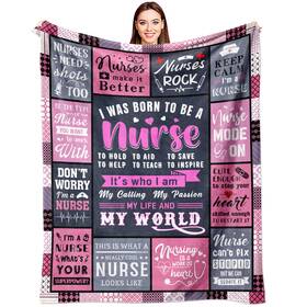 Kud458 Paihvcn 60 Inch X50 Nurse Appreciation Gifts Blanket Nurses Week 2025 Graduation Present