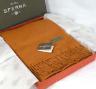 11030 Paprika Solid Dorsey Sferra Cashmere Fringed Throw 51 "x71 Nib " 11030 Paprika Solid Dorsey Sferra Cashmere Fringed Throw 51 "x71 Nib "