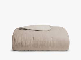 Parachute 630000798765 New Natural And Ivory Organic Cloud Cotton Quilt Size King/cal.king