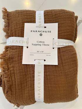 Parachute For Target 810172545113 With Soft Gauzy Patchwork Throw Nwt