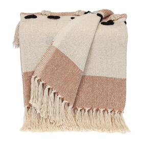 Parkland Collection Thrn21547 Inca Brown Variegated Cotton 50 Inch X 60 Throw Blanket