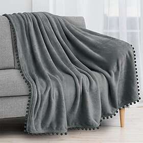 Pavilia 840168305346 Fringed Boucle Bed Throw Gray - Threshold