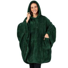 Pavilia 840168310234 Angel Wrap Hooded Blanket Poncho Wearable Throw For Wome