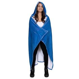 Pavilion Gift Company 664843687882 Dog People - Hooded Blanket Poncho Wrap With Hand Pockets Cozy Pl