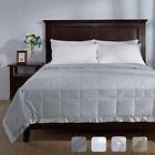 Pd-16017-c-k Puredown Lightweight Natural White Down Blanket For Bedding 811098030332