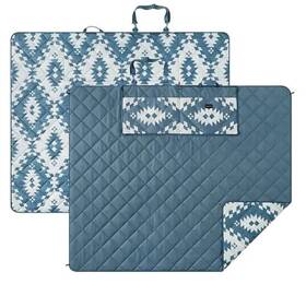 Pendleton 008889255016 New Outdoor Packable Blanket Stripes Picnic Tailgate Black Beach Zip
