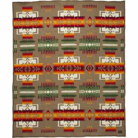 278106 Pendleton 094508839972 Chief Joseph Muchacho Blanket Khaki 32x34 Inch