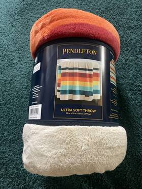 1796191 Pendleton New Ultra Soft Throw Blanket Mount Foraker 50 Inch X 70