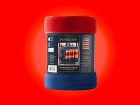 1936243 Pendleton Reversible Plush Throw Blanket Soft Cozy Polyester 50 Inch X 70 New