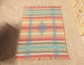 Pbsrs8062 Pendleton Vintage Beaver State Robes And Shawls Aztec Wool Blanket 80 Inch X 62