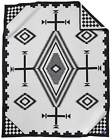 Pendleton Woolen Mills Los Ojos Blanket Twin-full Unnapped 64 X 80 094508540311