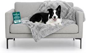 53454496 Pet Products Inc. Waterproof Throw Blanket For Dogs And Indoor Cats Washable - Shaggy Plush Calming