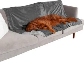 53549497 Pet Products Inc. Waterproof Throw Blanket For Dogs And Indoor Cats Washable - Two-tone Luxe Velvet