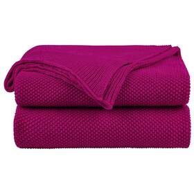 A19090300ux0653 Piccocasa 100% Cotton Knit Throw Blanketsolid Lightweight Decorative Throws And Blanketsso