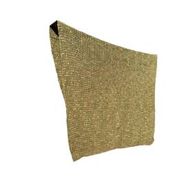 2086166 Pier 1 Imports Acrylic Wool Green Knit Throw Blanket 50 Inch X60