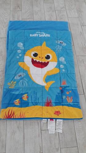 Pink Fong Baby Shark 073558784012 Weighted Blanket Slumber Bag Little Kids Nap Time 50 Inch X30