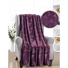 Plazatex 804028113809 Eiffel Tower Premium Microplush Super Soft Embossed Pattern All Season 50 Inch X 60