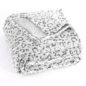 Pleasant Boulevard 850034263038 Leopard Throw Blanket Fleece Premium Lightweight Cozy W