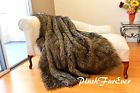 Plushfurever 5 X 6 New Wolf Faux Fur Throws Lodge Cabin Home Accents Decors 639725422080