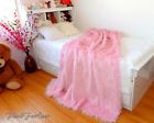Plushfurever 6 X 5 Light Pink Mongolian Faux Fur Premium Throw Decor Blanket Comforters New 639725423223