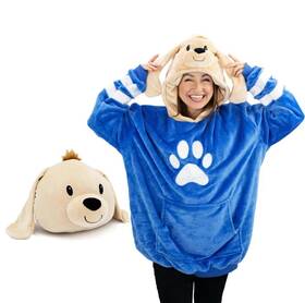 54532 Plushibles Wearable Blanket - Hoodie For Teens And Women Oversized Hooded