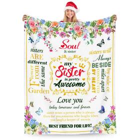 Poitvd 657381948775 Sister Gifts Blanket Birthday Graduation Gift For Sisters From To My