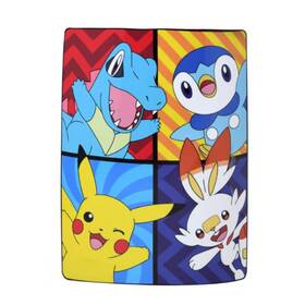 Pokemon 190604970226 Pikachu And Friends 46 X 60 Inch Silk Touch Throw Blanket