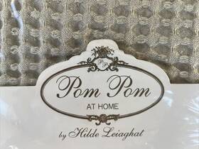 Pom At Home 819878028395 Hilde Leiaghat Zuma Twin Waffle Weave Blanket 100% Cotton Dorm