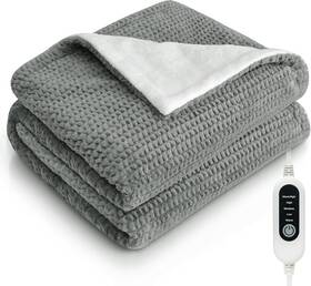 Poouthym 445021496419 Heated Blanket 50 Inch X60 Electric Throw With 5 Heat Settings 10h Auto-off