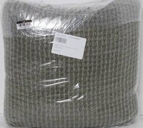 9977644 Pottery Barn Waffle Weave Blanket Full Queen 96 Inch X 92 Loden Color Nwt